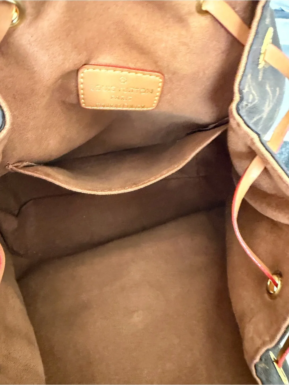 Louis Vuitton Monogram Backpack with Vachetta Trim